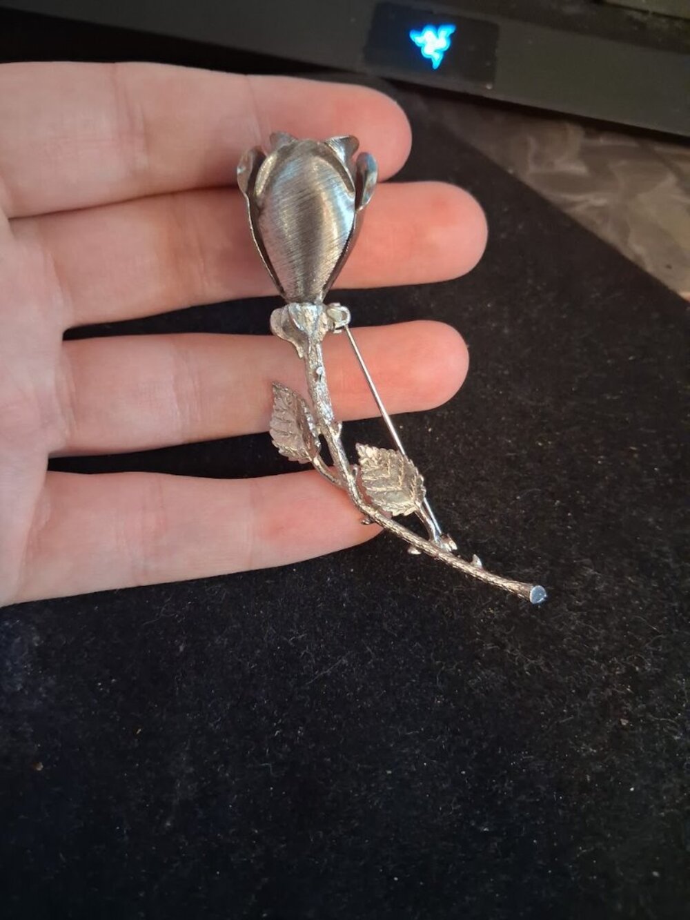 Rose brooch